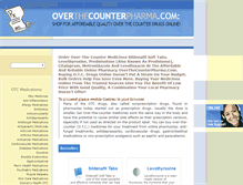 Tablet Screenshot of overthecounterpharma.com